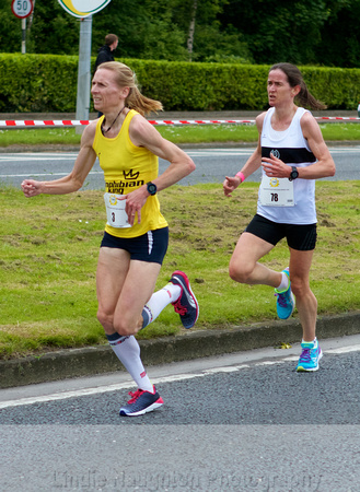 Maria McCambridge, Barbara Cleary at 5km