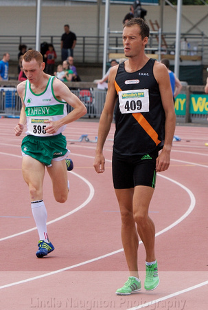 Alistair Cragg before men's 5000m