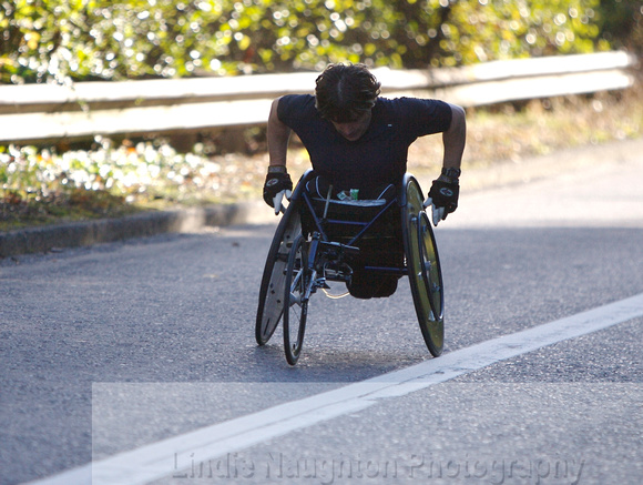 Paul Hannon, wheelchair winner.