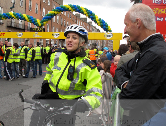 Garda Lorraine Manning on bike duty!
